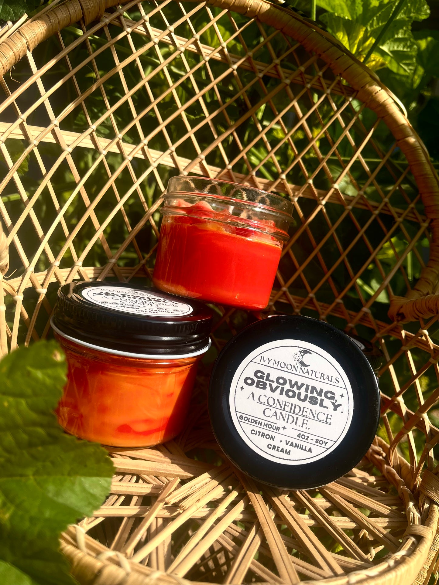 Glowing, Obviously. | A Daily Dose of Confidence Intention Candle