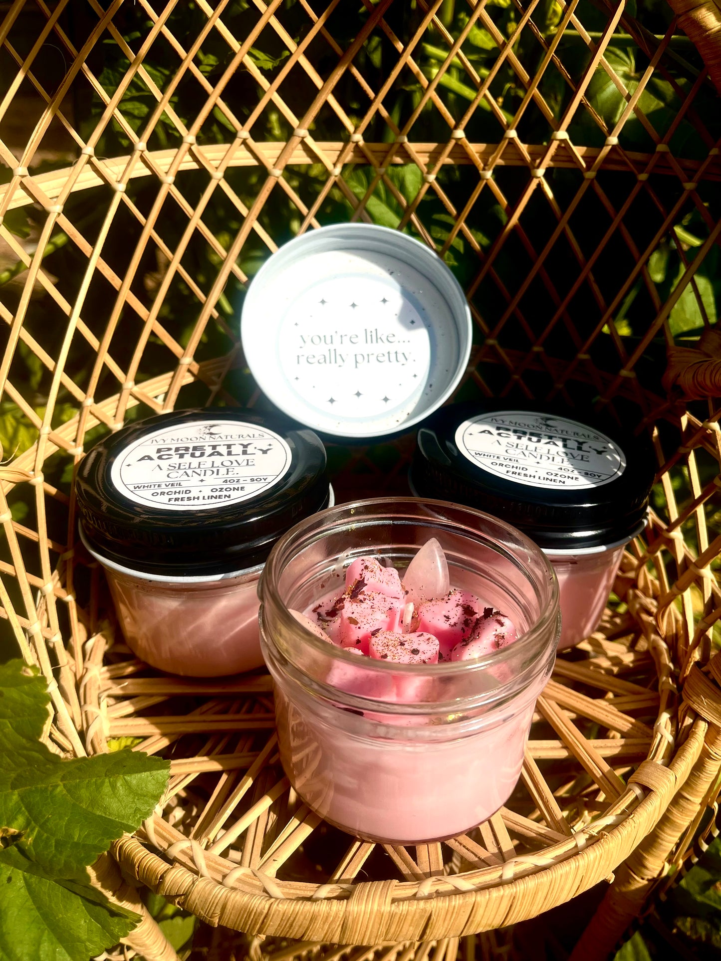 Pretty, Actually. | A Self Love Reclamation Intention Candle